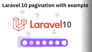 Laravel 10 pagination with example